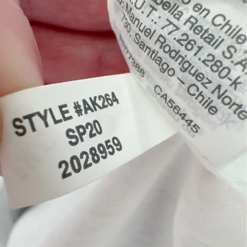 J. Crew Mixed Striped Tiered Popover Dress Style AK264 Size S